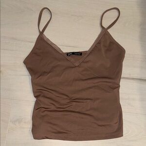 Zara Brown Camisole
